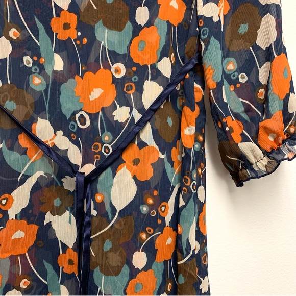 Vintage Forever 21 Y2K Babydoll Sheer Crinkle Tunic Mini‎ Dress Size Small Boho - Picture 9 of 13